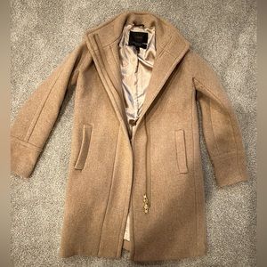 Gently used Jcrew Cocoon coat in Italian stadium-cloth wool blend size 00